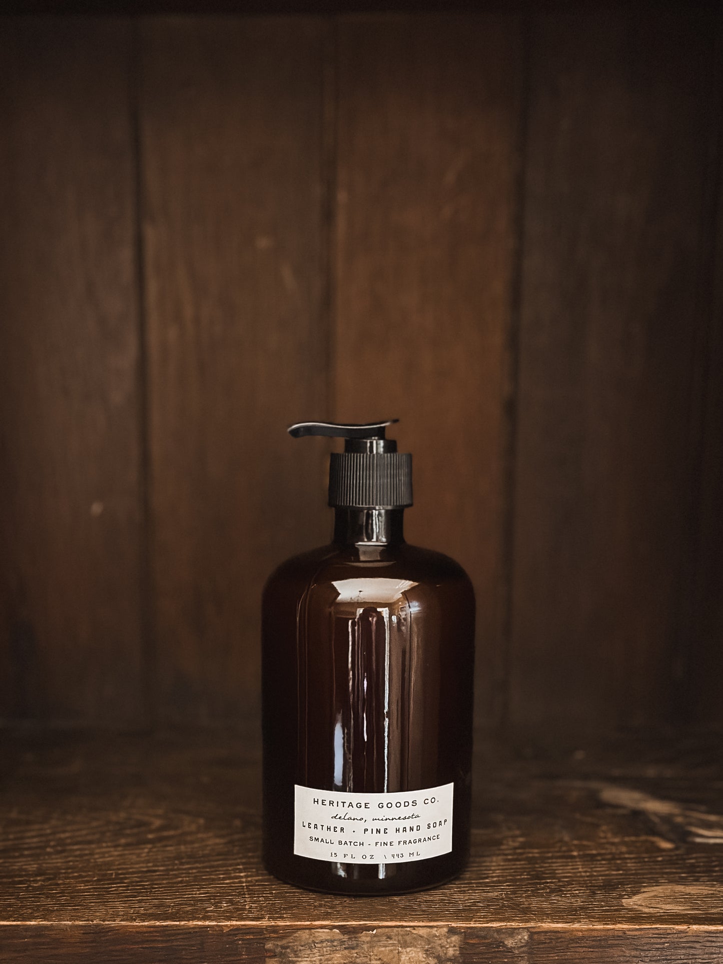 Leather + Pine Hand Soap