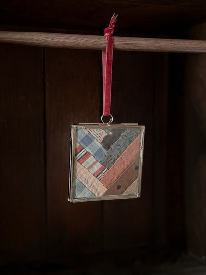 Glass & Metal Frame Ornament
