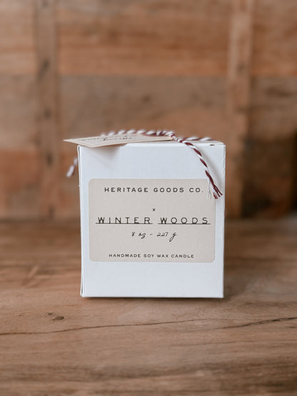 Winter Woods Candle