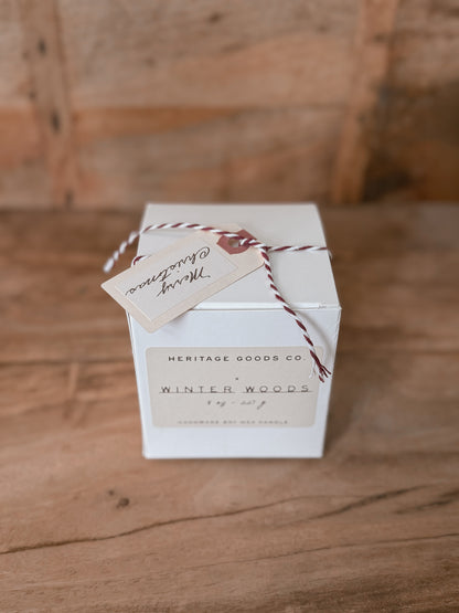 Winter Woods Candle
